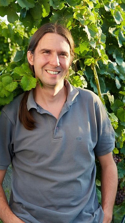 Michael Opitz im Weingarten